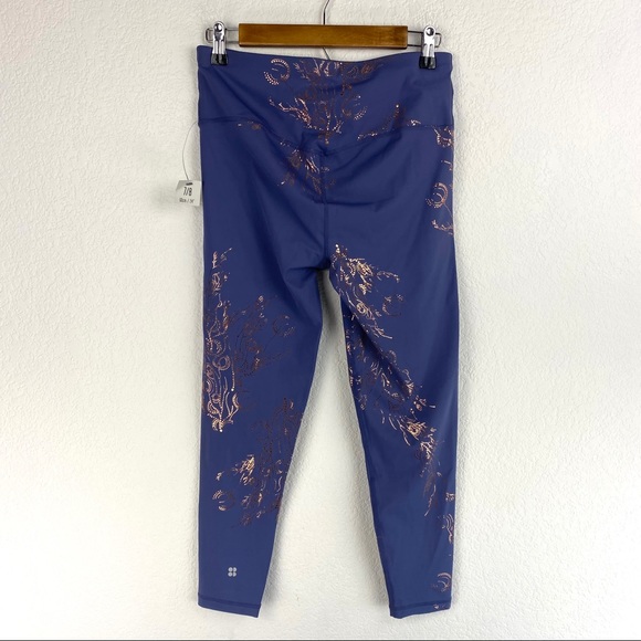 Sweaty Betty Goddess Foil 7/8 Leggings Medium NWT - Picture 3 of 6
